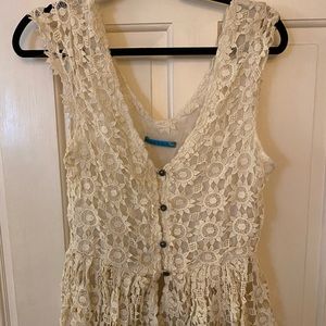 Alice & Olivia Crochet Top